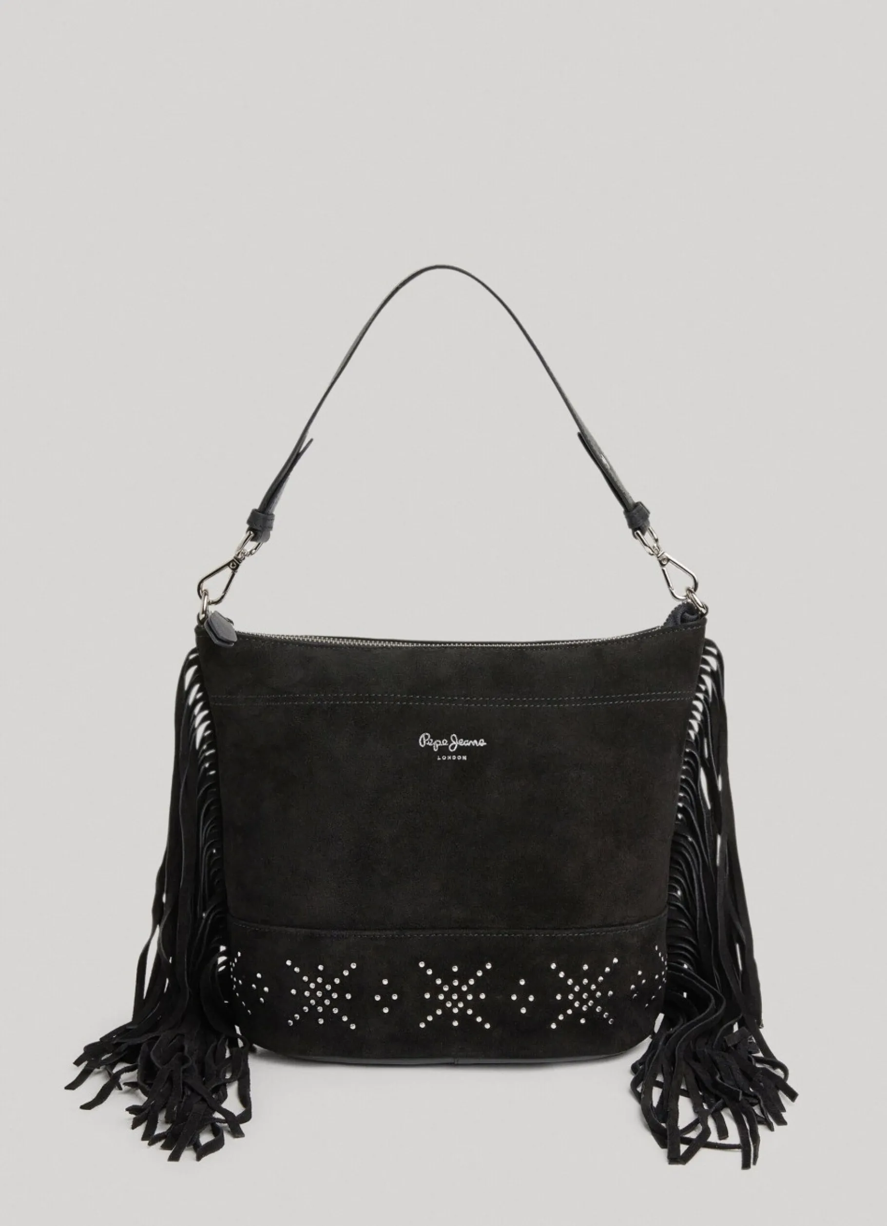 Women Pepe Jeans Suede Handbag