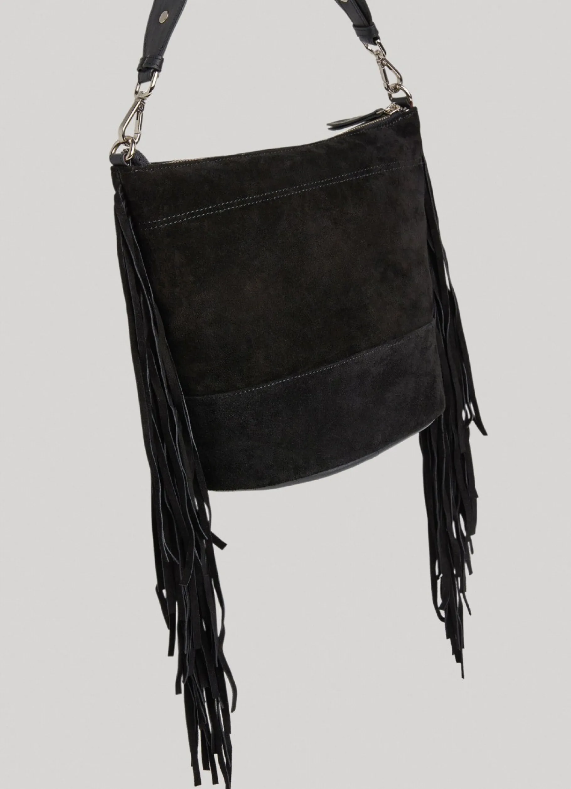 Women Pepe Jeans Suede Handbag