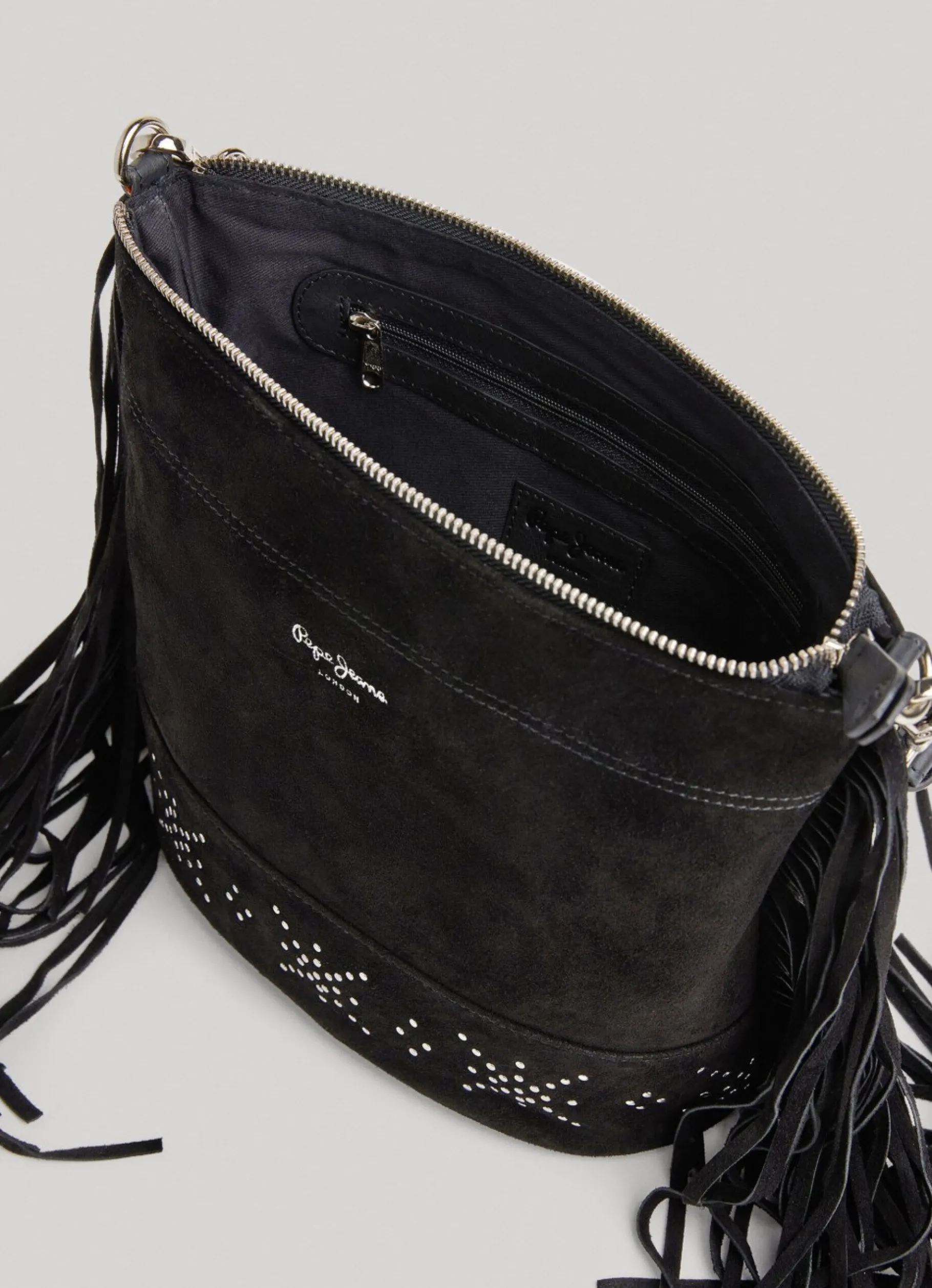Women Pepe Jeans Suede Handbag