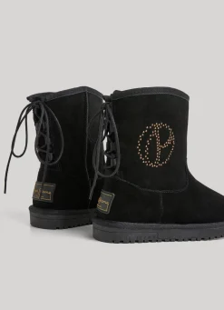 Women Pepe Jeans Suede Mid-Calf Boots