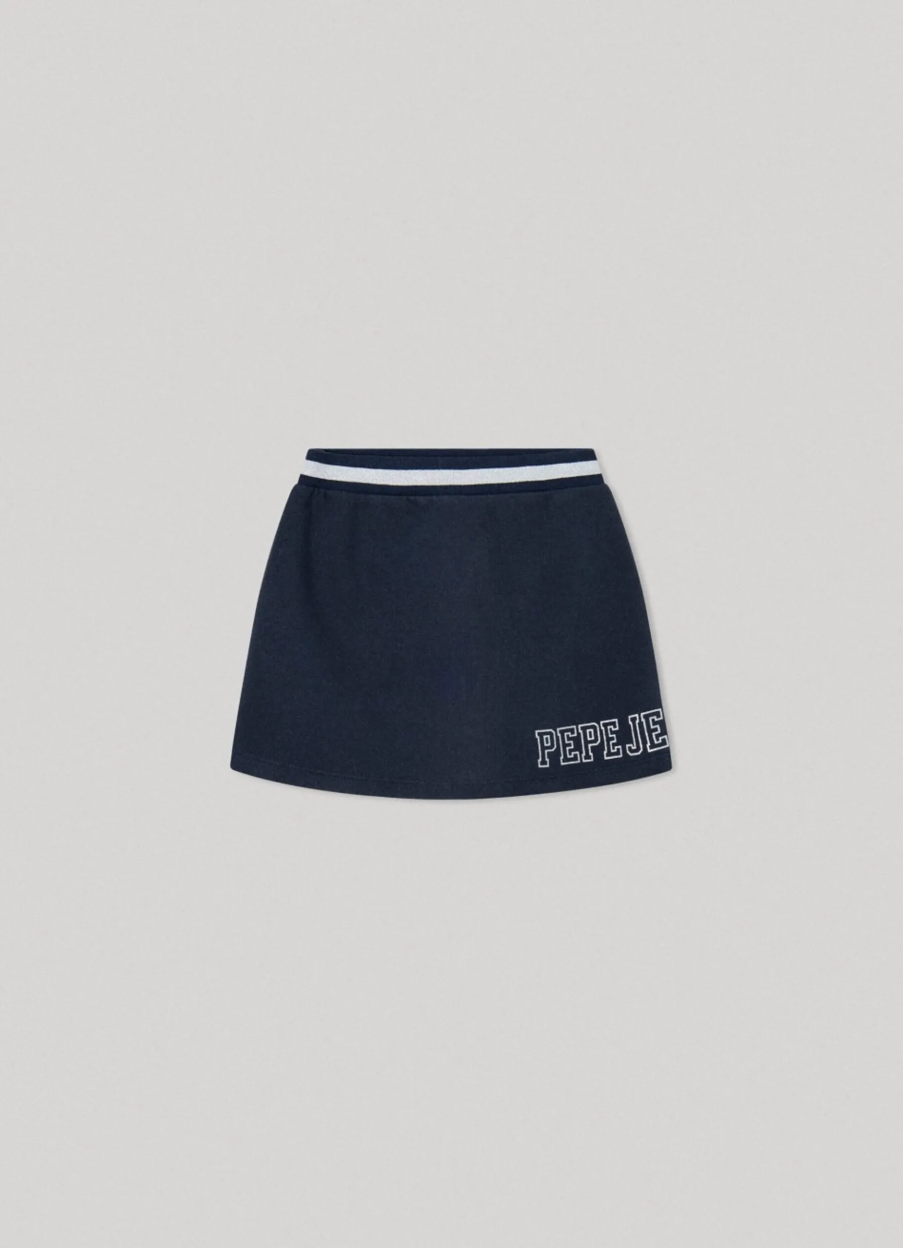 Girl Pepe Jeans Sweat Skirt W/ Elastic Waist