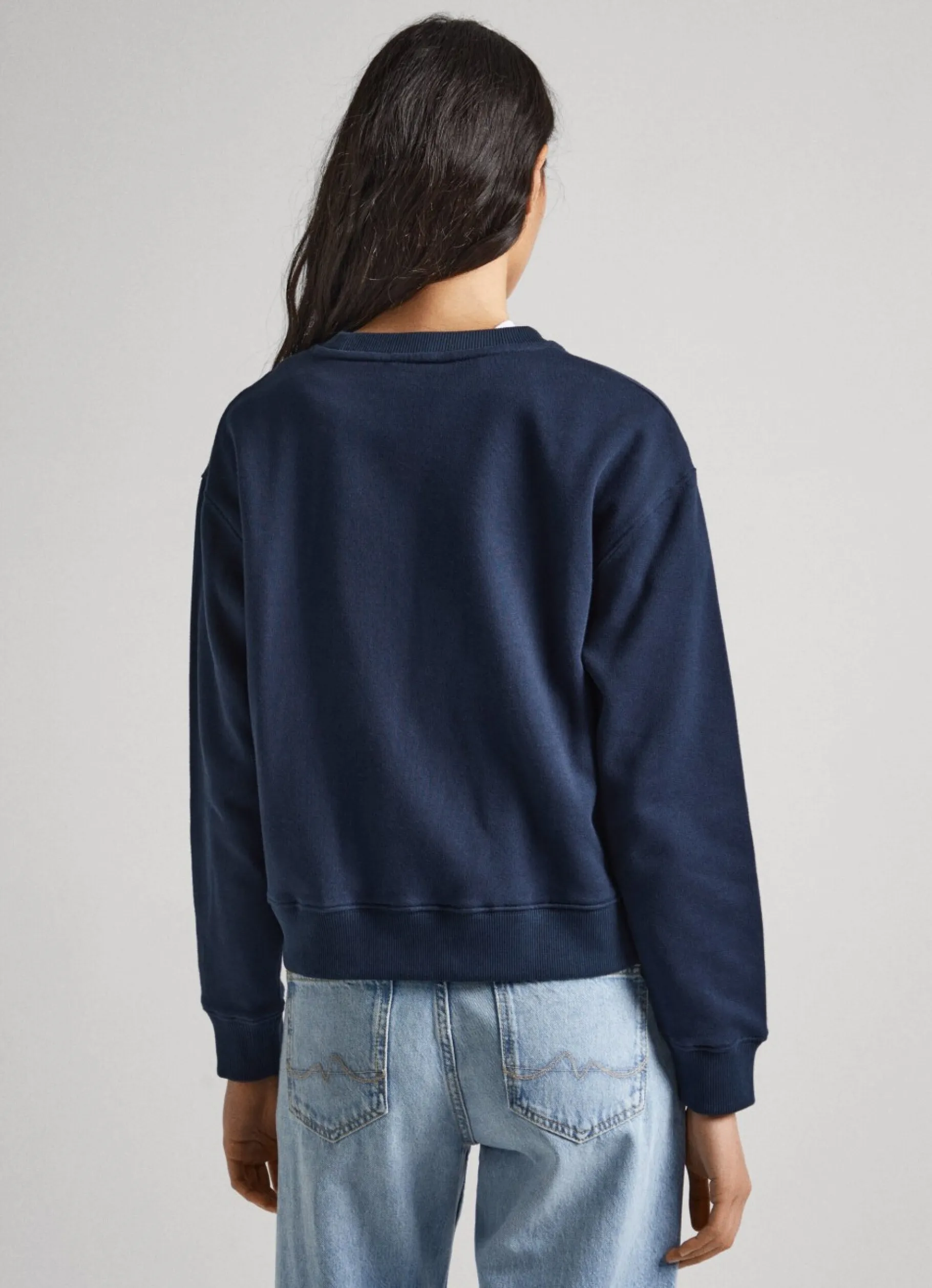Women Pepe Jeans Sweatshirt W/ Embroidered Logo