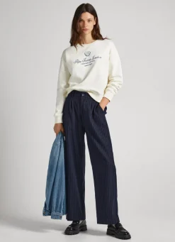 Women Pepe Jeans Sweatshirt W/ Printed Logo