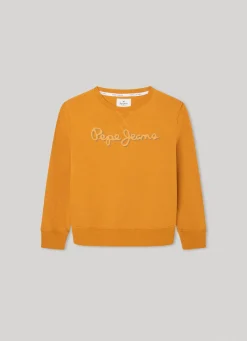 Boy Pepe Jeans Sweatshirt With 3D-Effect Logo