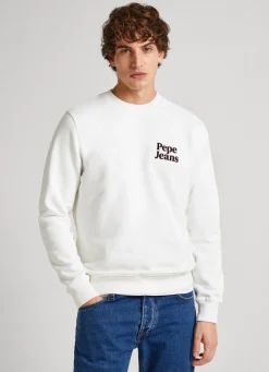 Men Pepe Jeans Sweatshirt With Printed Logo
