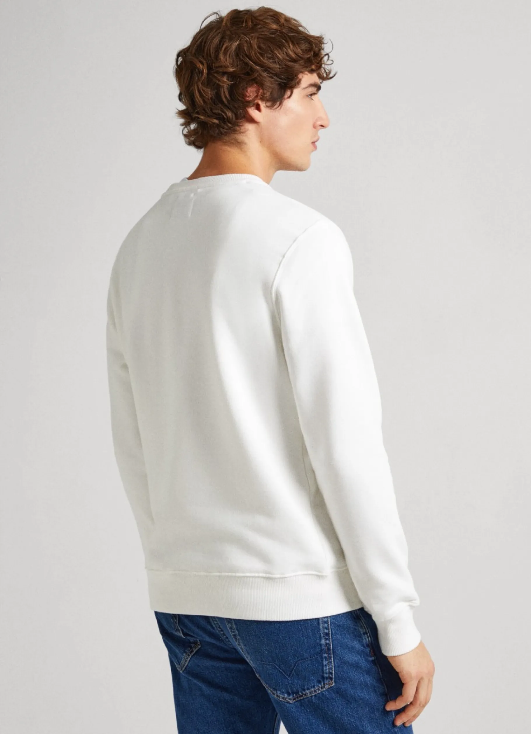 Men Pepe Jeans Sweatshirt With Printed Logo