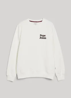 Men Pepe Jeans Sweatshirt With Printed Logo