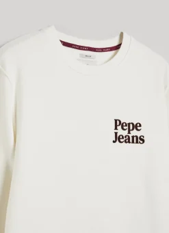 Men Pepe Jeans Sweatshirt With Printed Logo
