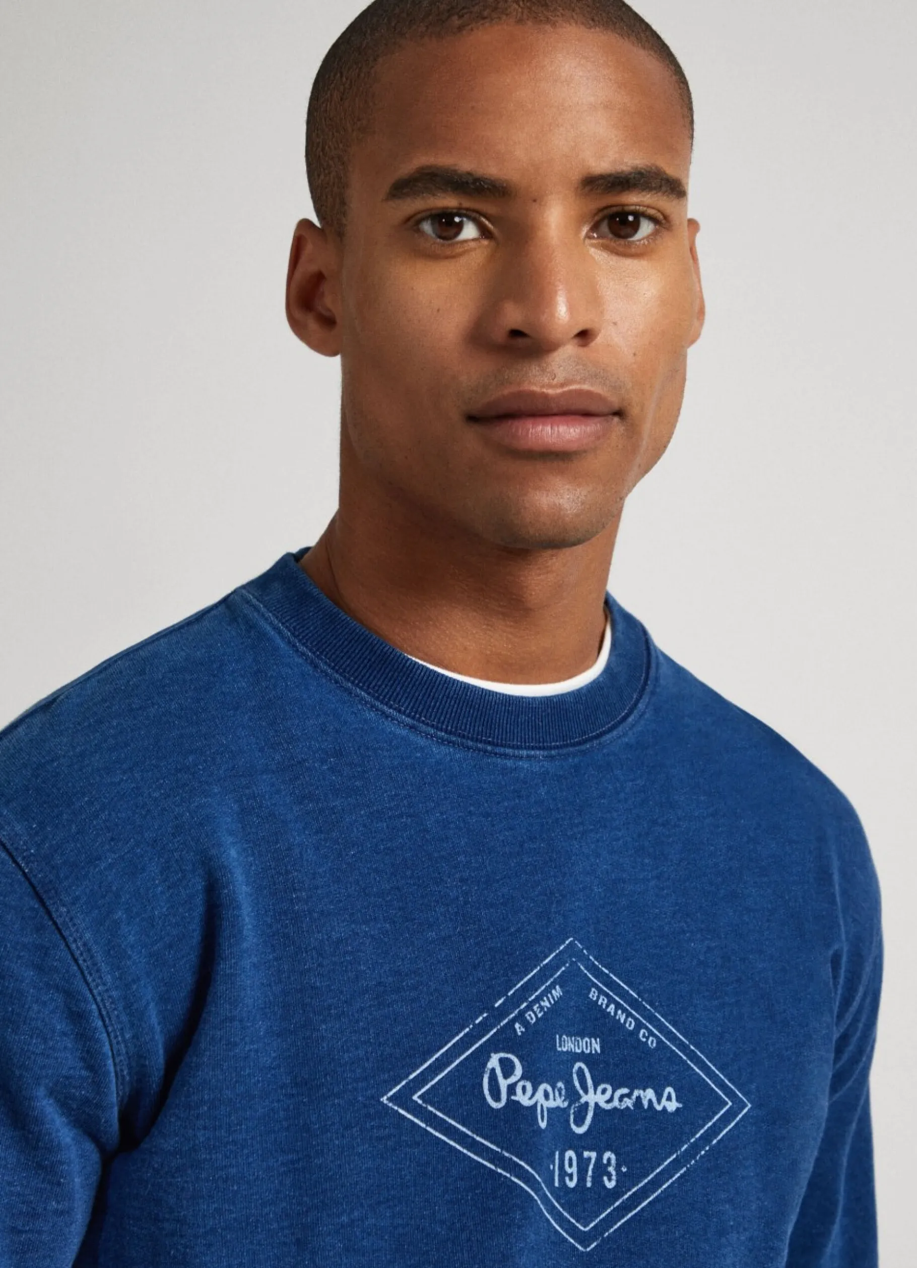 Men Pepe Jeans Sweatshirt With Printed Logo