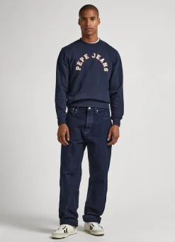 Men Pepe Jeans Sweatshirt With Printed Logo