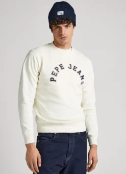 Men Pepe Jeans Sweatshirt With Printed Logo