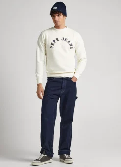 Men Pepe Jeans Sweatshirt With Printed Logo
