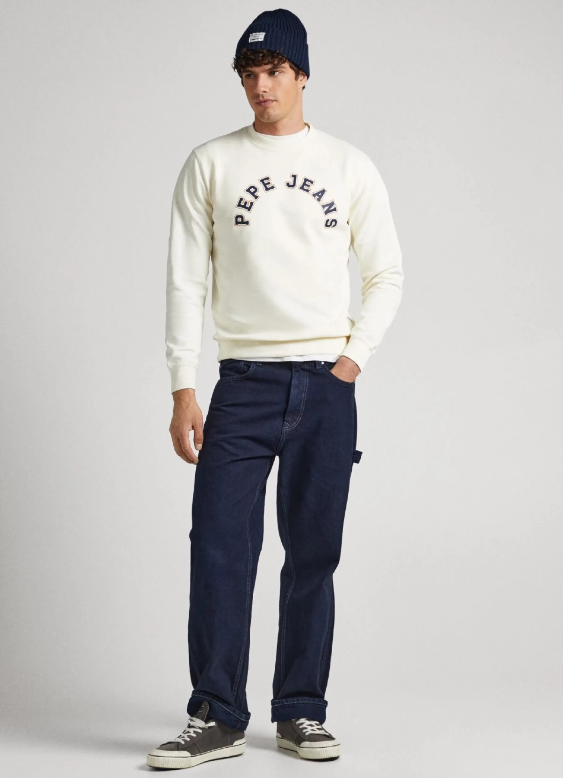 Men Pepe Jeans Sweatshirt With Printed Logo