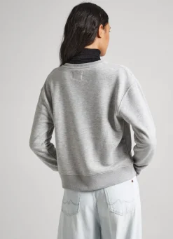 Women Pepe Jeans Sweatshirt With Printed Logo