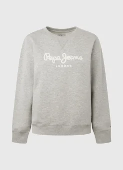 Women Pepe Jeans Sweatshirt With Printed Logo