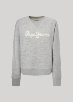 Women Pepe Jeans Sweatshirt With Printed Logo