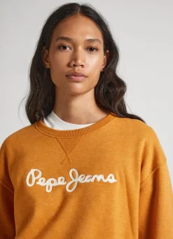 Women Pepe Jeans Sweatshirt With Printed Logo
