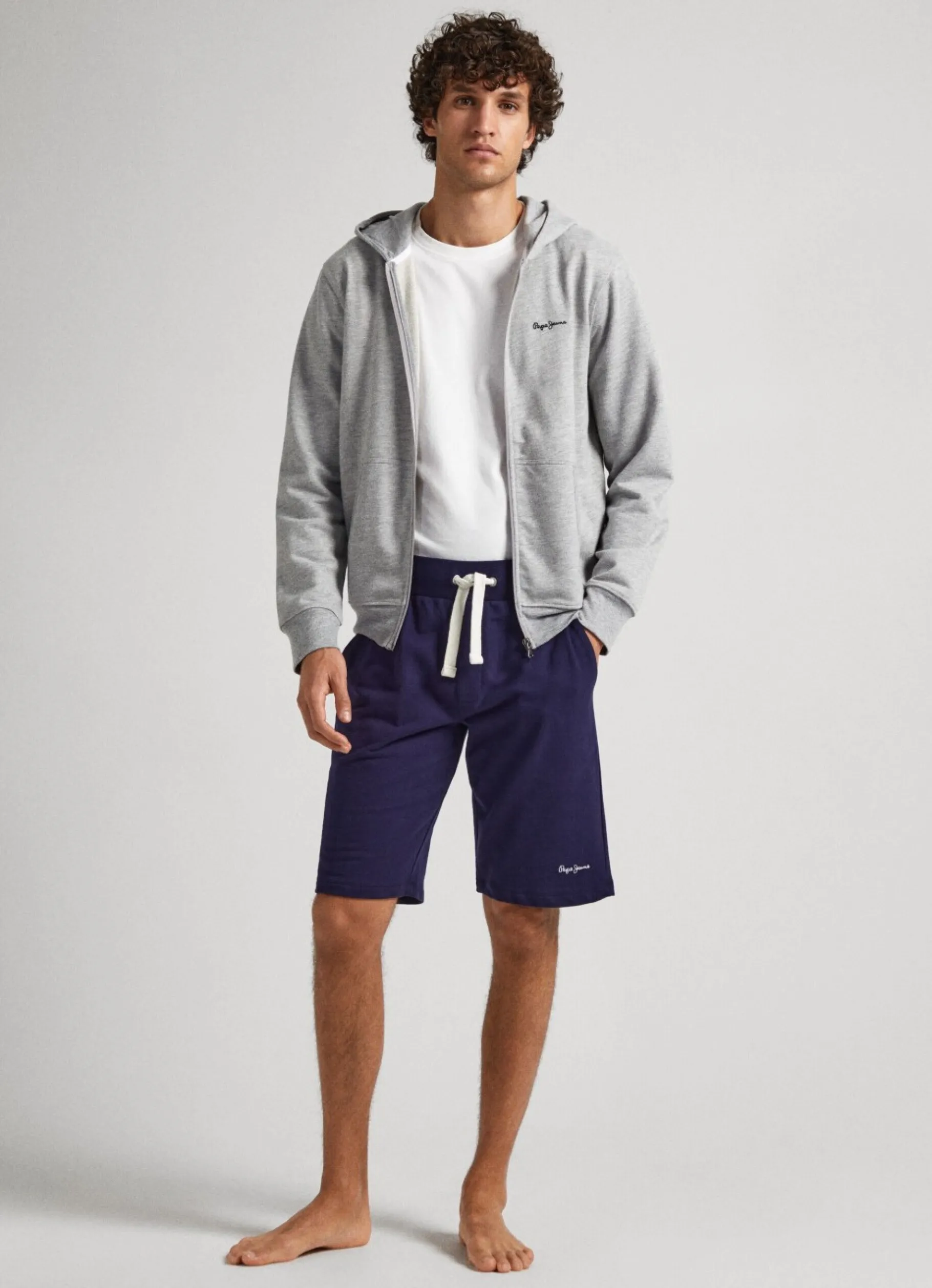 Men Pepe Jeans Terry Shorts With Logo