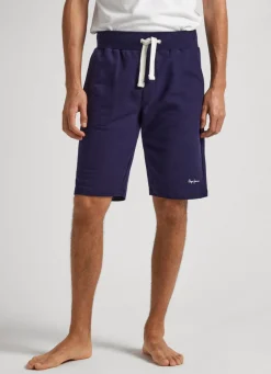 Men Pepe Jeans Terry Shorts With Logo