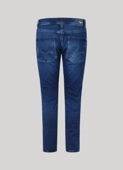 Men Pepe Jeans Track Fit Mid-Rise Jeans