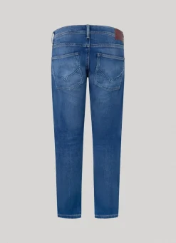 Men Pepe Jeans Track Regular Fit Mid-Rise Jeans