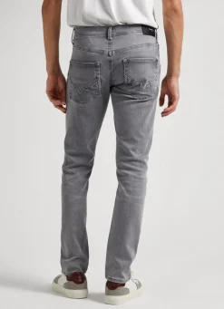 Men Pepe Jeans Track Regular Fit Mid-Rise Jeans