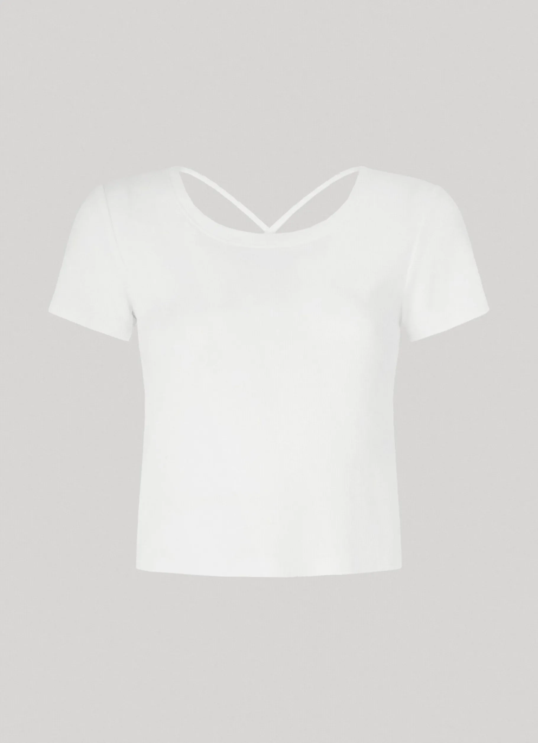 Women Pepe Jeans T-Shirt With Crossed Back Straps