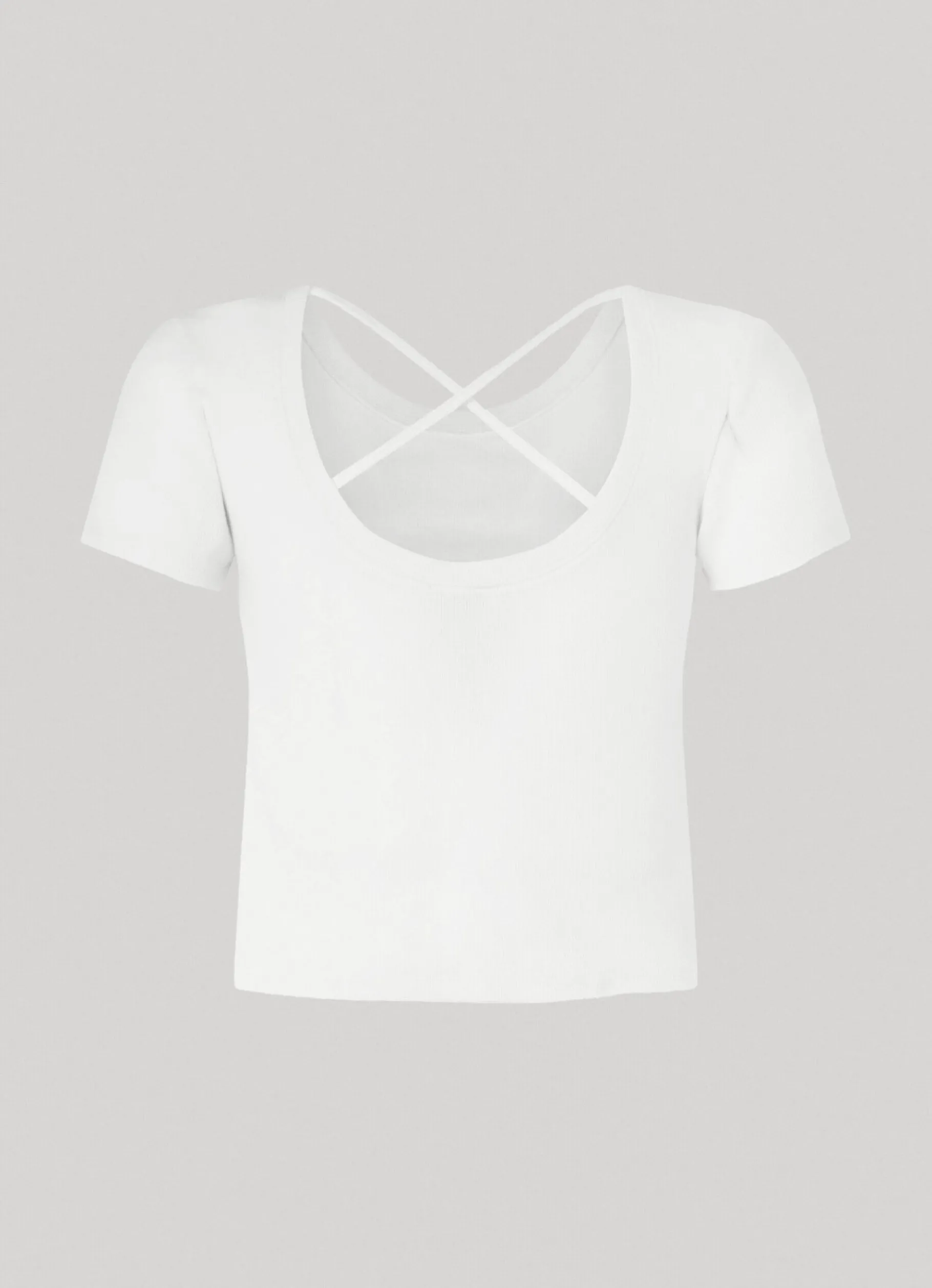 Women Pepe Jeans T-Shirt With Crossed Back Straps