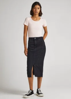 Women Pepe Jeans T-Shirt With Crossed Back Straps