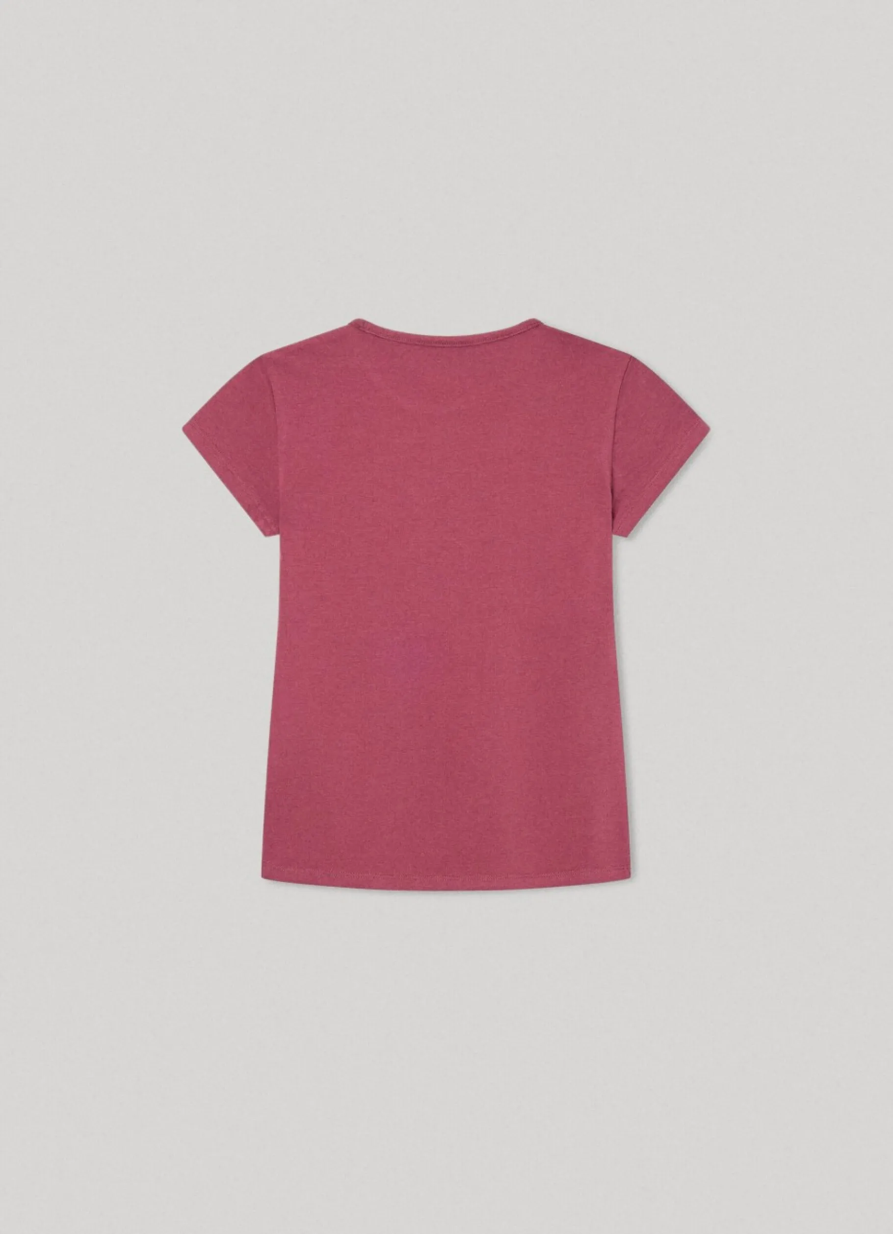 Girl Pepe Jeans T-Shirt With Glitter Detail Logo