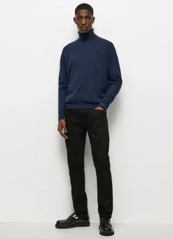 Men Pepe Jeans Turtle Neck Cotton Knit