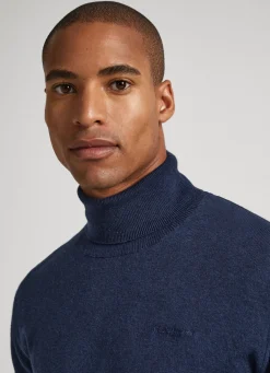 Men Pepe Jeans Turtle Neck Cotton Knit