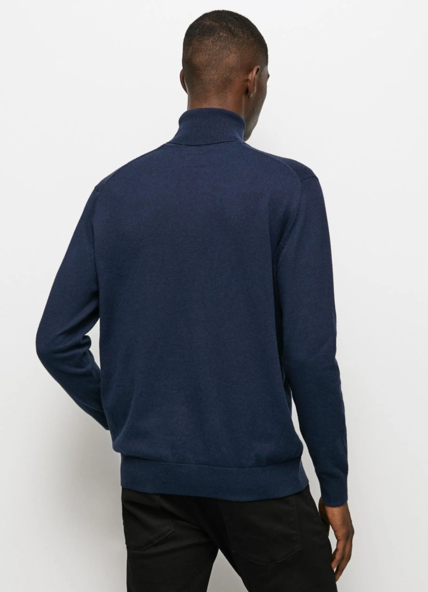 Men Pepe Jeans Turtle Neck Cotton Knit