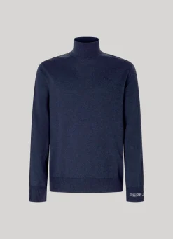 Men Pepe Jeans Turtle Neck Cotton Knit