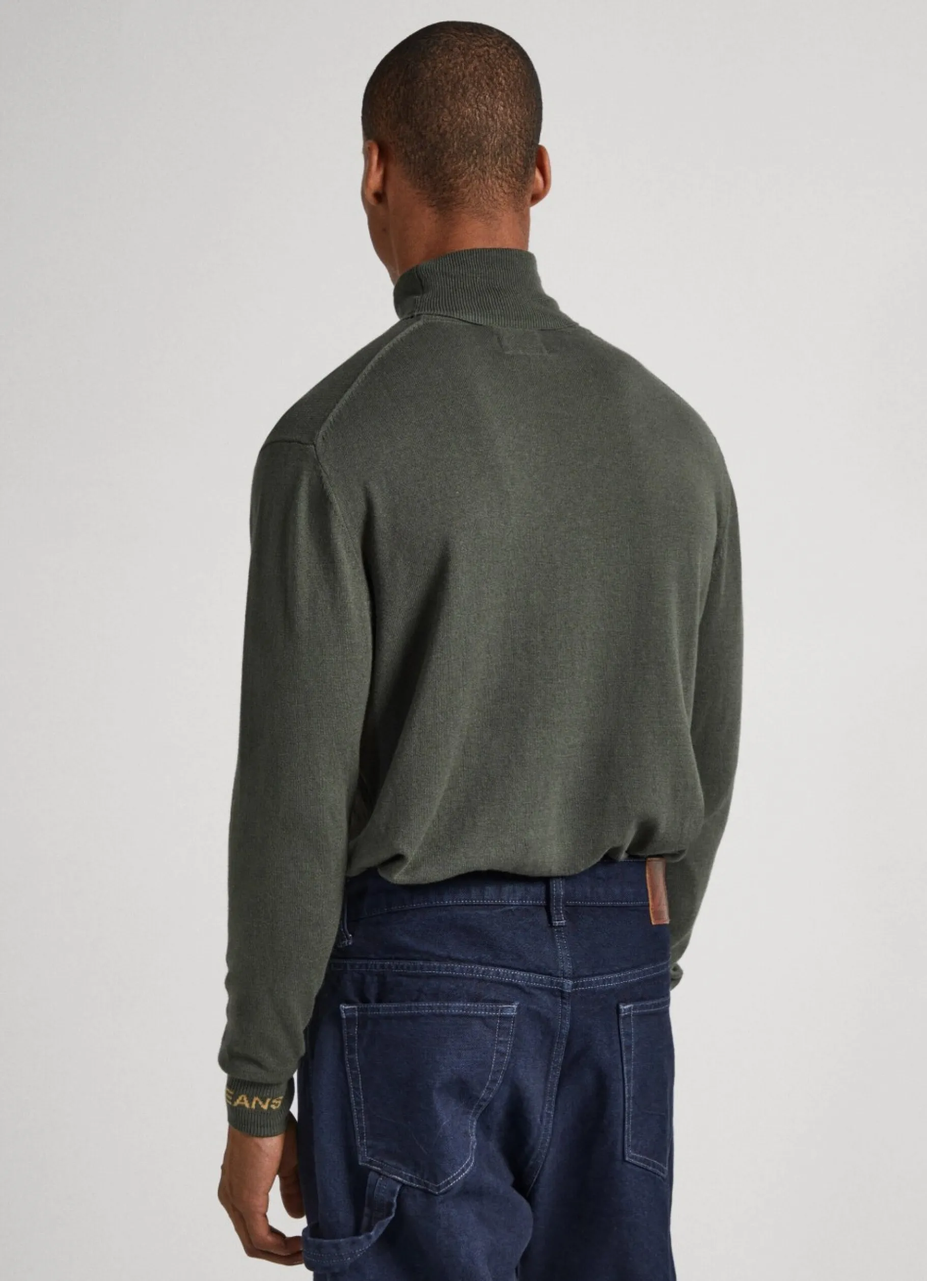 Men Pepe Jeans Turtle Neck Cotton Knit