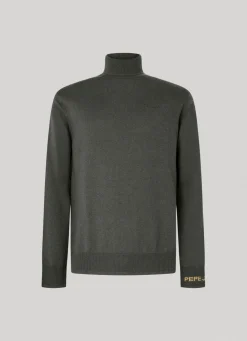 Men Pepe Jeans Turtle Neck Cotton Knit