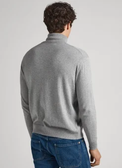 Men Pepe Jeans Turtle Neck Cotton Knit