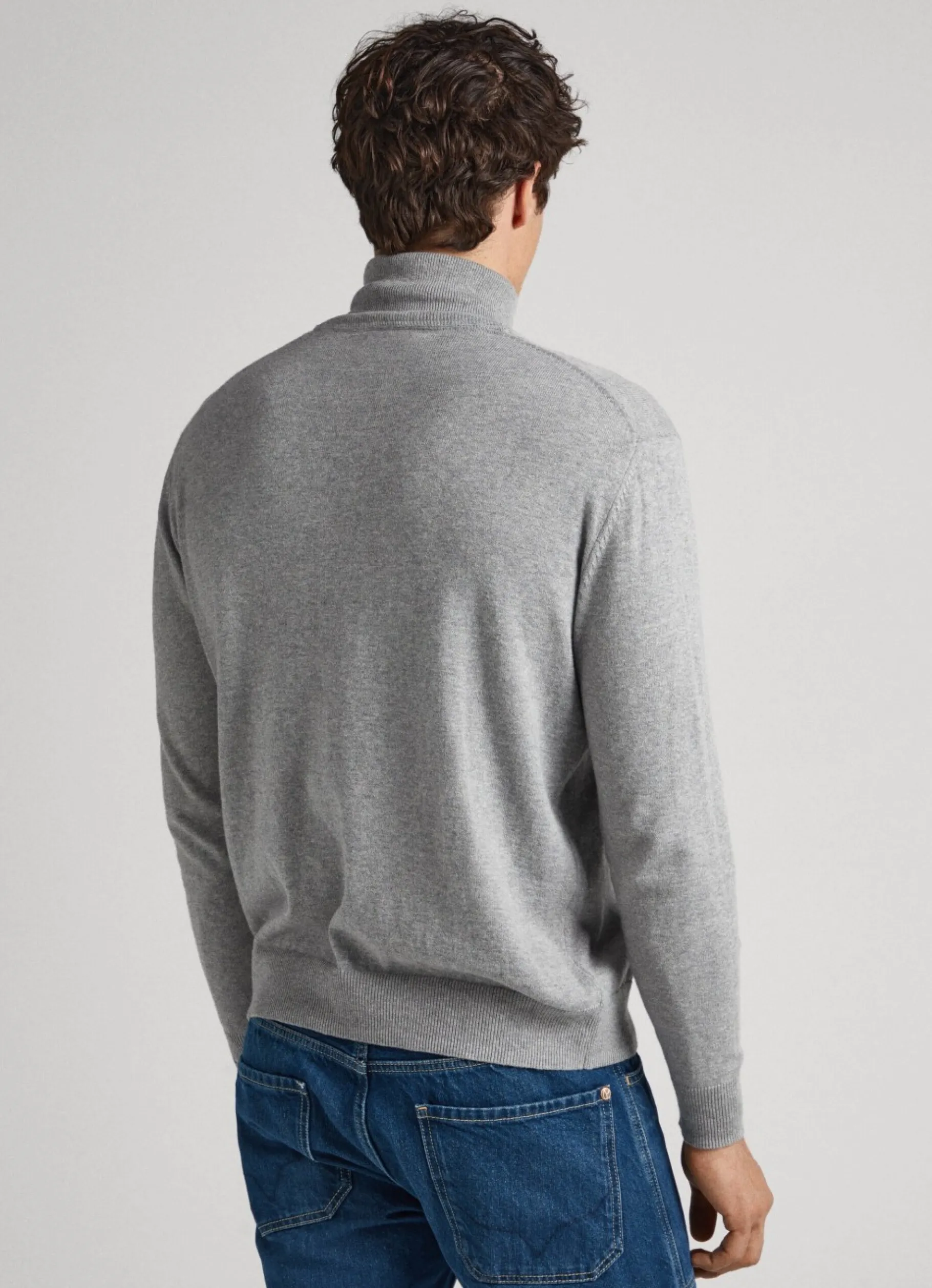 Men Pepe Jeans Turtle Neck Cotton Knit