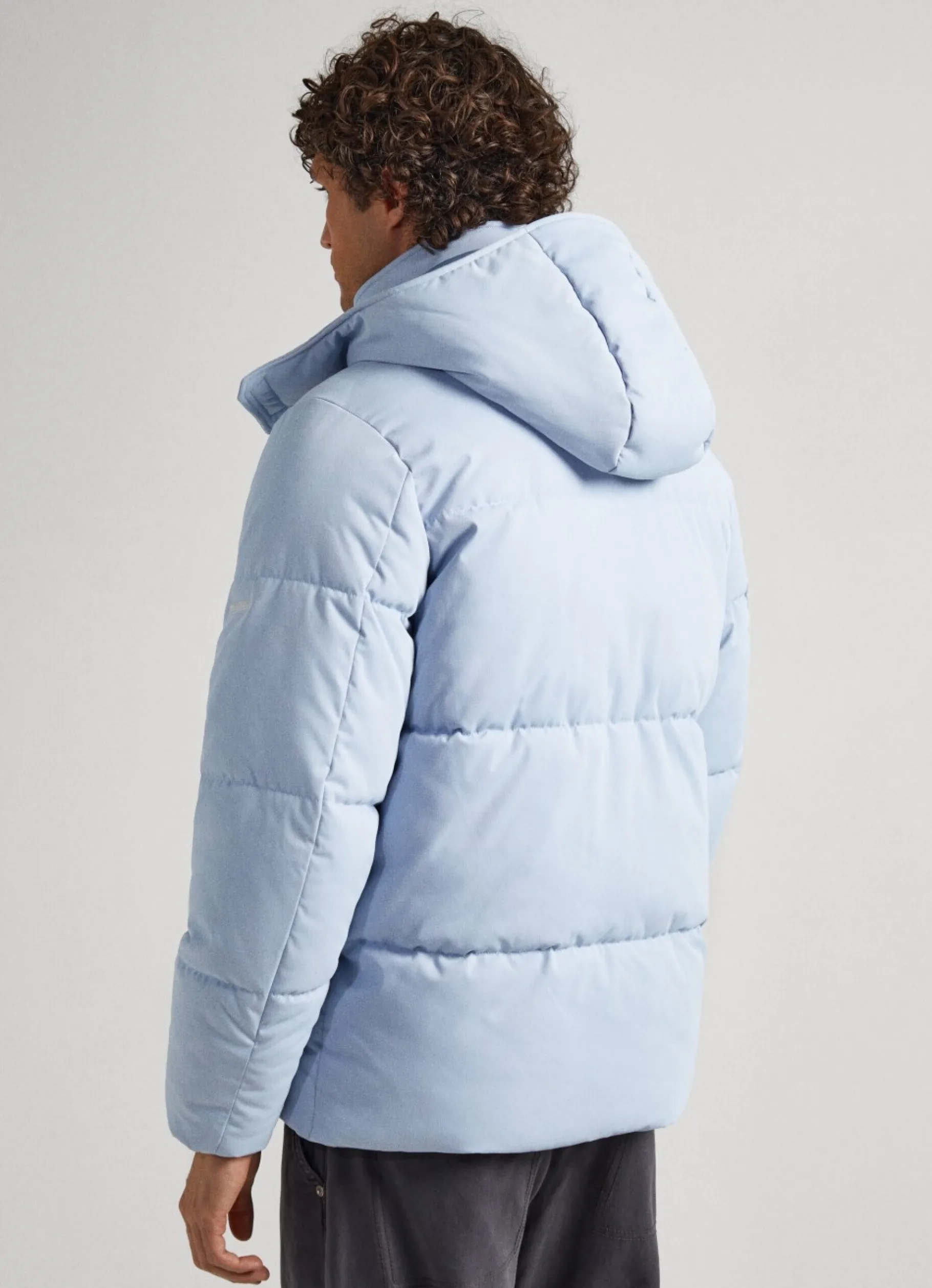 Men Pepe Jeans Twill Padded Down Jacket