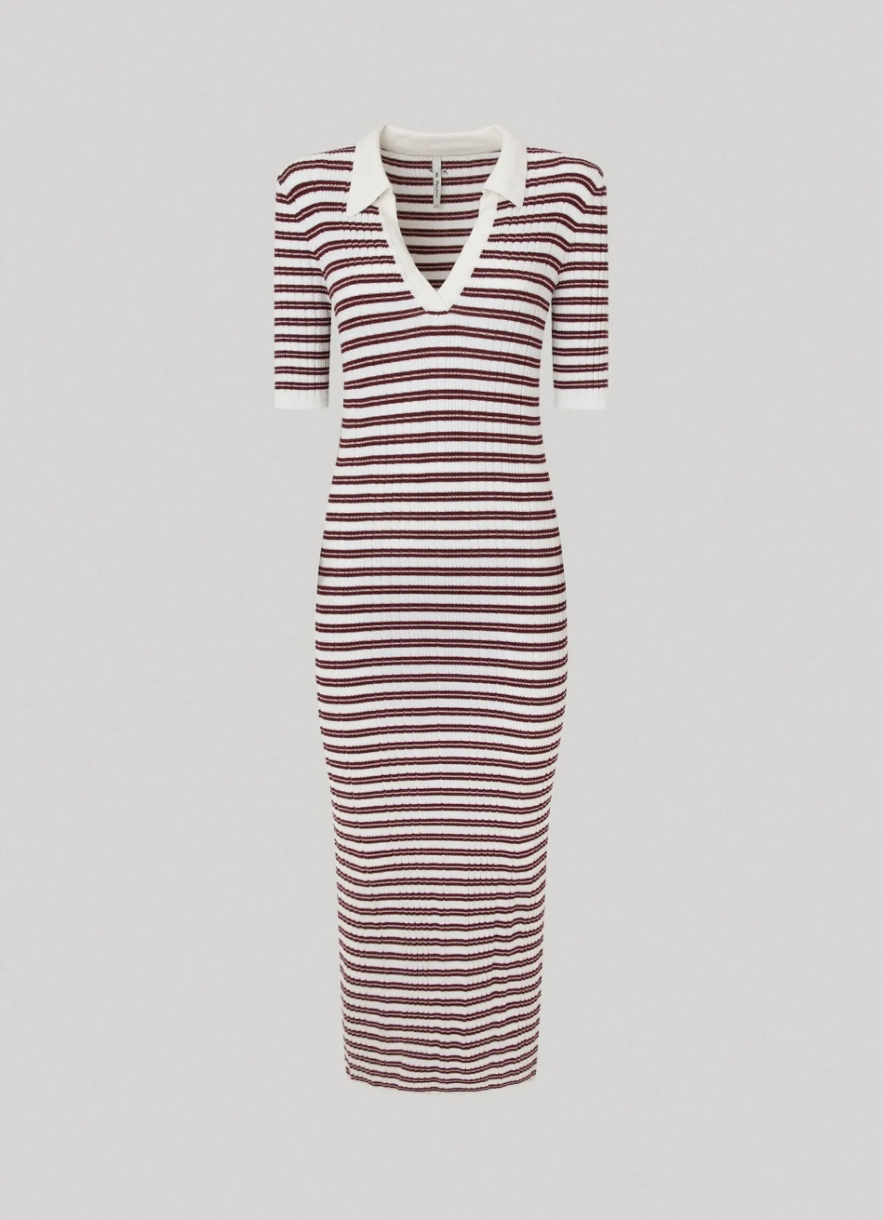 Women Pepe Jeans Two-Tone Striped Dress