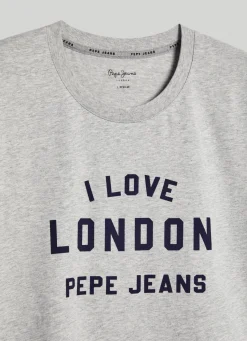 Men Pepe Jeans Unisex I Love London Printed T-Shirt
