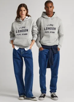 Men Pepe Jeans Unisex Printed Hoodie