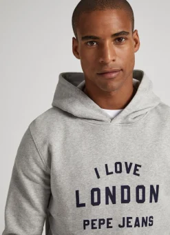 Men Pepe Jeans Unisex Printed Hoodie