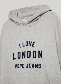 Men Pepe Jeans Unisex Printed Hoodie