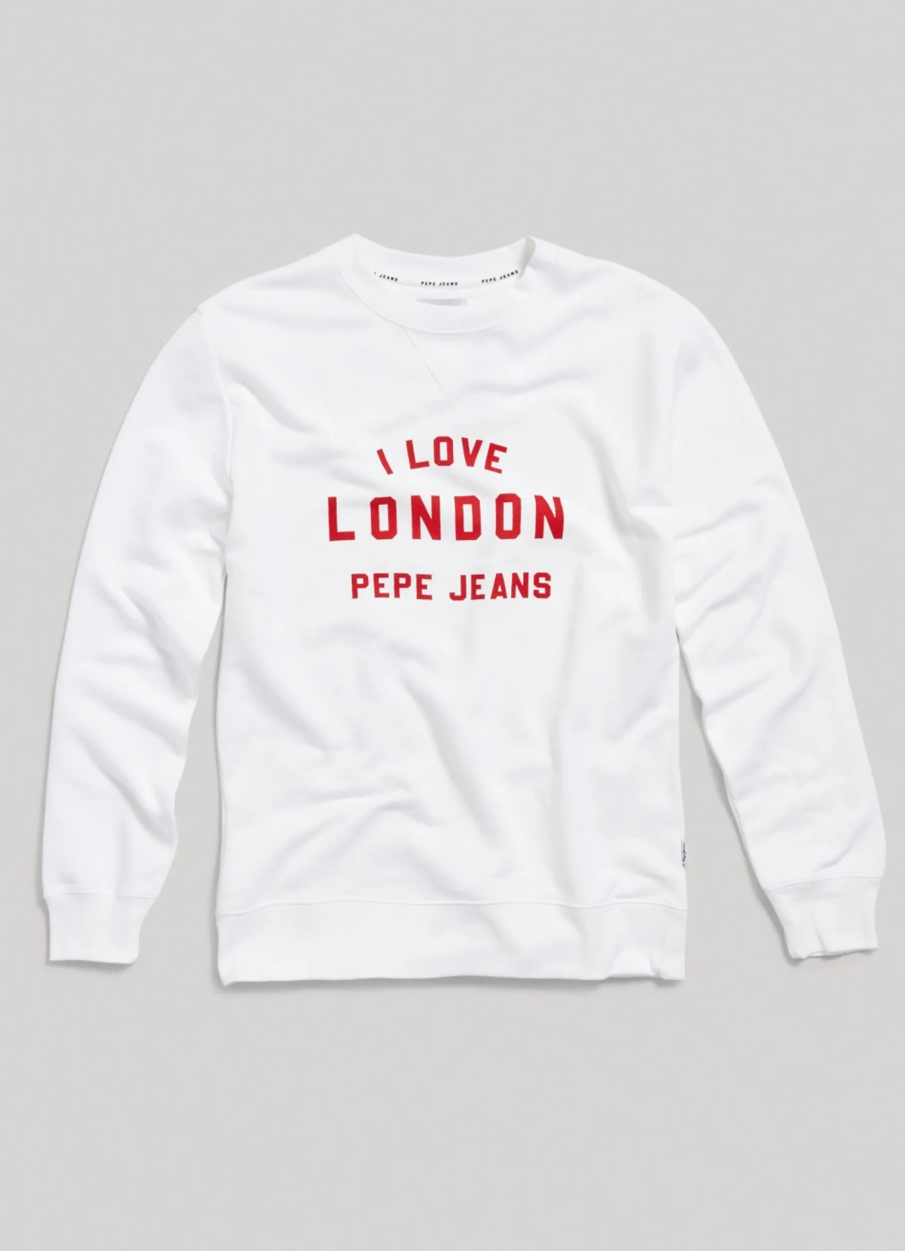 Women Pepe Jeans Unisex Printed Round Neck Sweatshirt