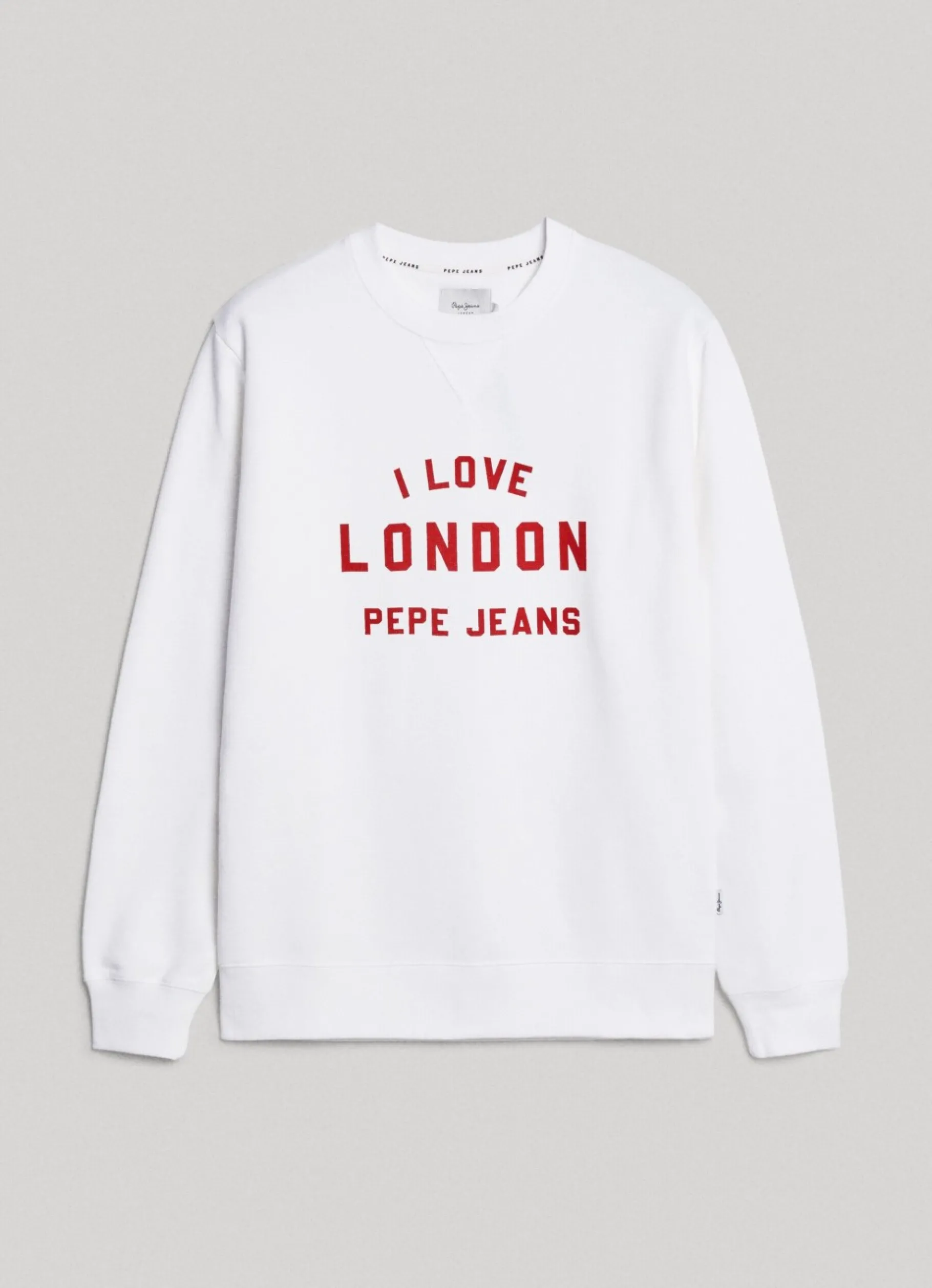 Women Pepe Jeans Unisex Printed Round Neck Sweatshirt