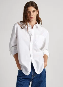 Men Pepe Jeans Unisex Shirt With I Love London Print On Back