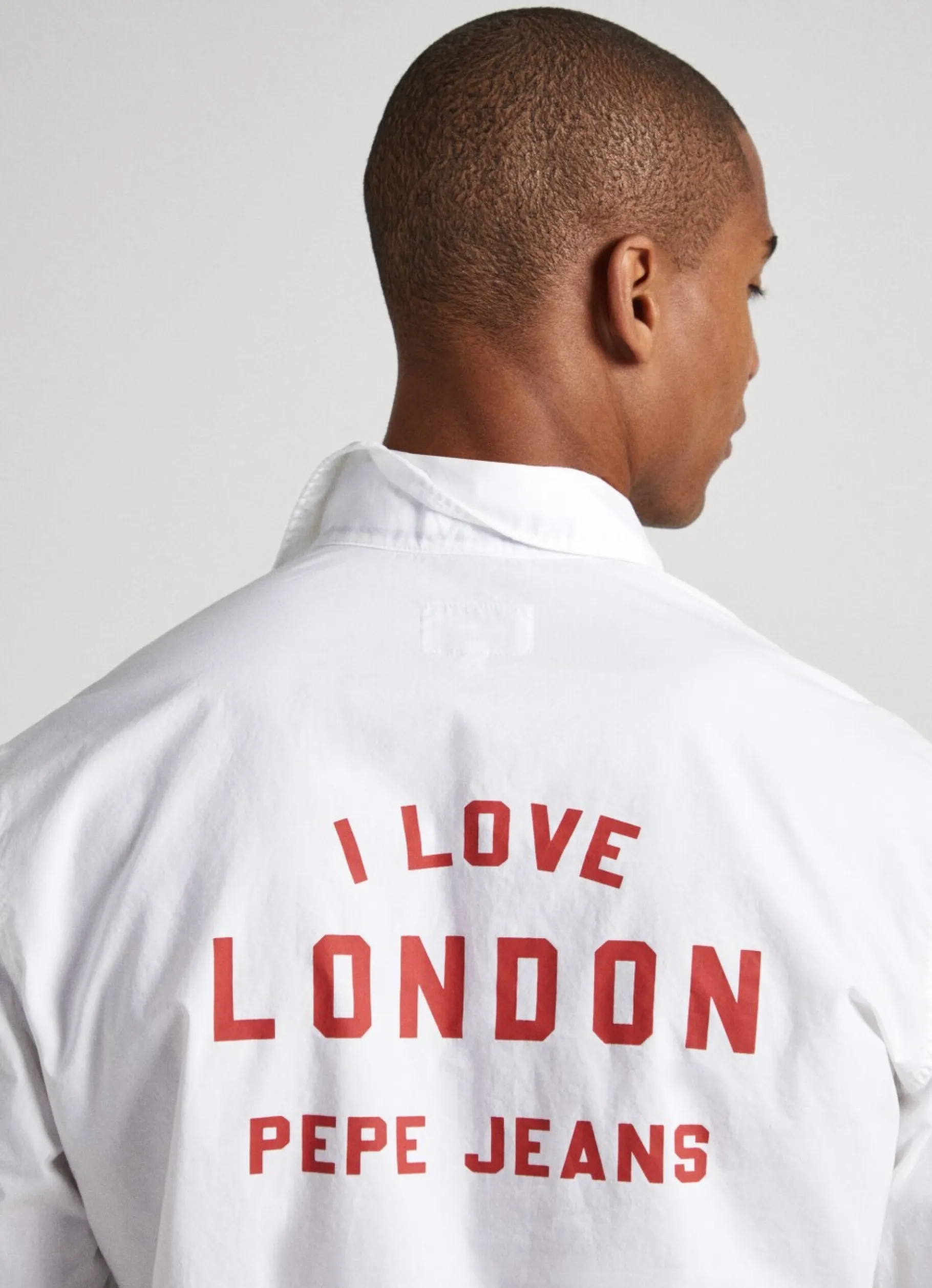 Women Pepe Jeans Unisex Shirt With I Love London Print On Back