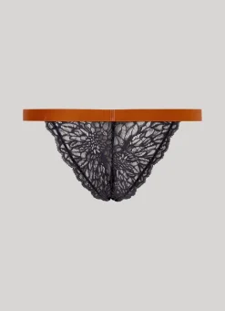 Women Pepe Jeans Velvet Knickers With Lace