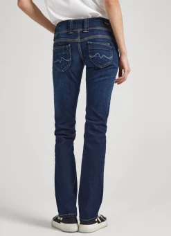 Women Pepe Jeans Venus Low Rise Regular Fit Jeans